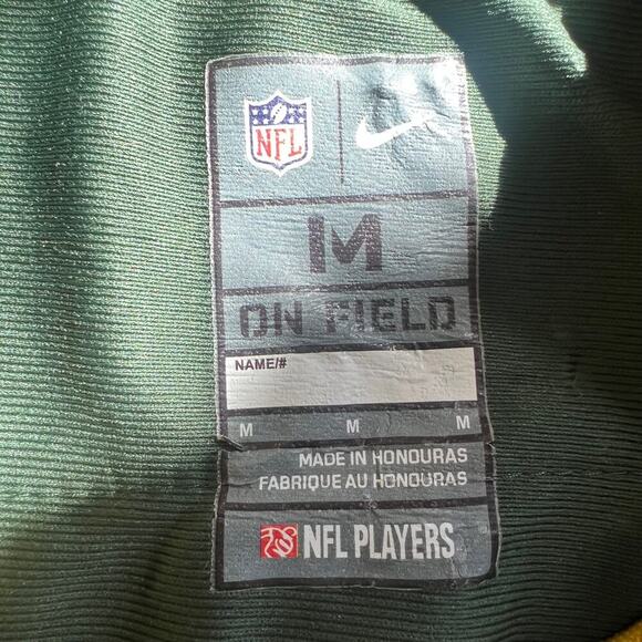 Nike Men's NFL 12 Aaron Rodgers On Field Player Jersey T-Shirt Green Size Medium - Picture 3 of 4